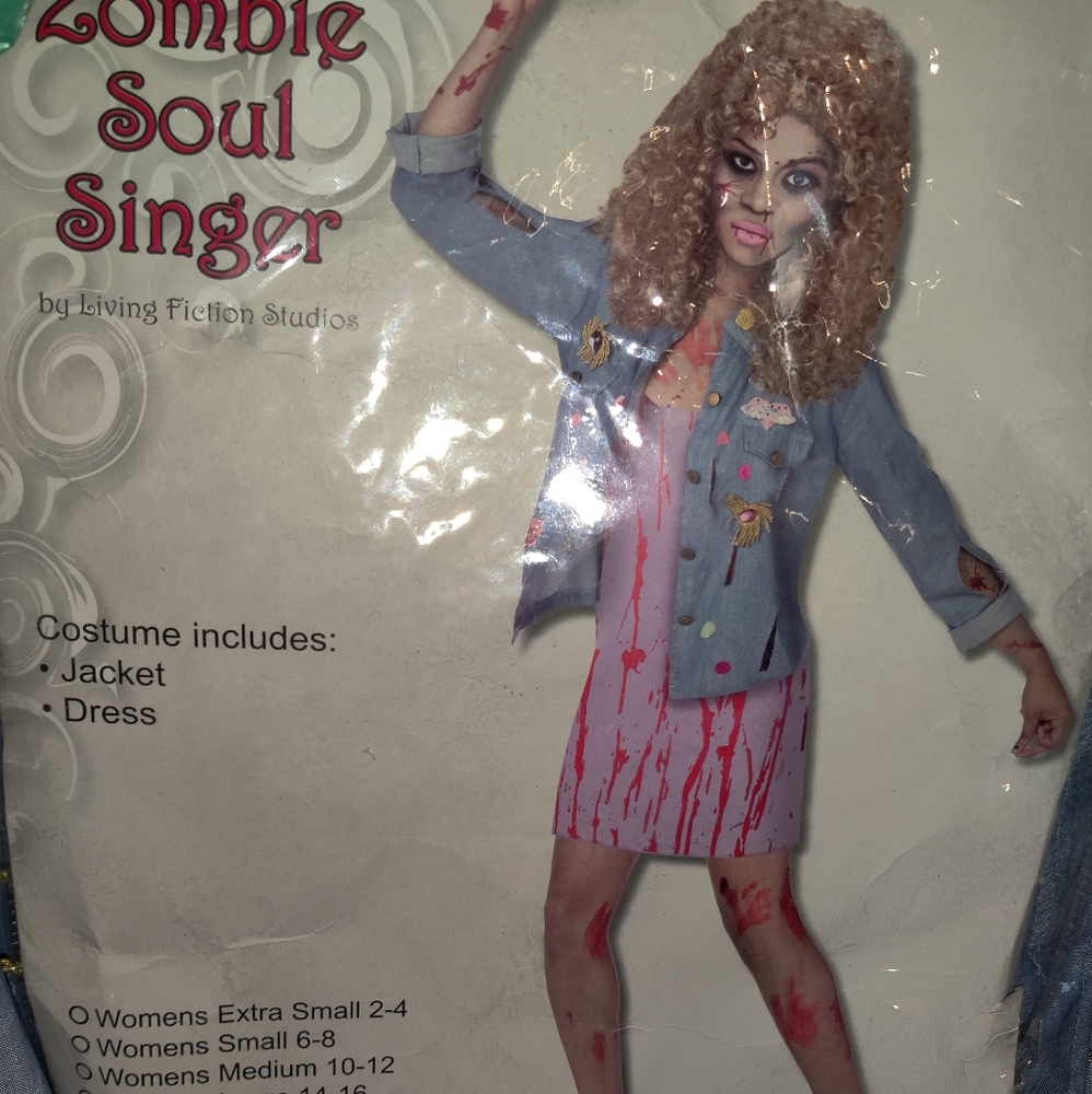 Zombie soul singer costume